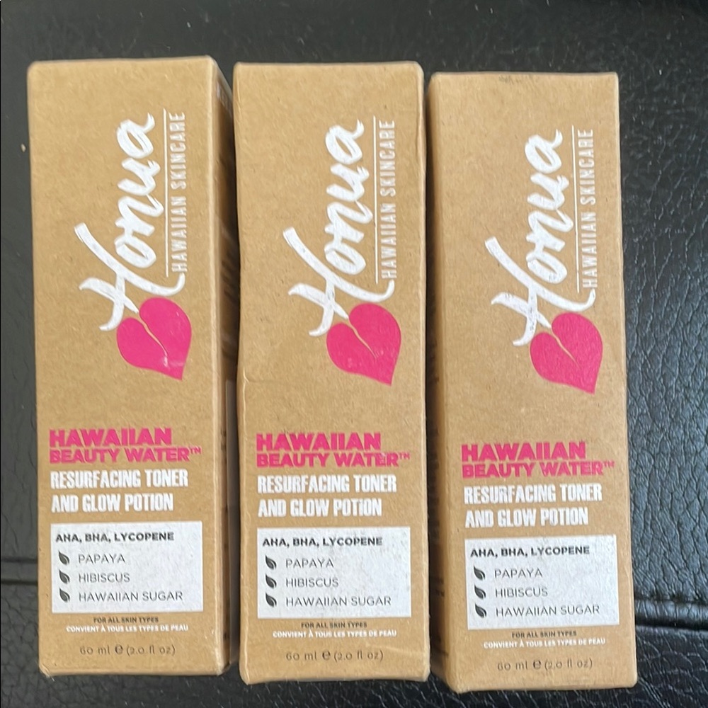 Honua Hawaiian Skincare Resurfacing Toner and Glow Potion